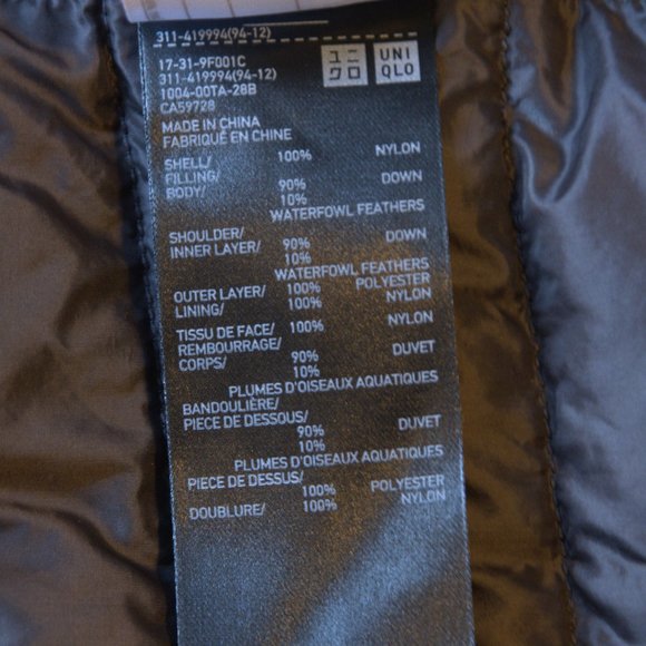 Uniqlo Ultra Light Down Jacket - Picture 5 of 6